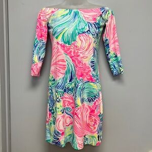 Lilly Pulitzer Off The Shoulder Dress XS